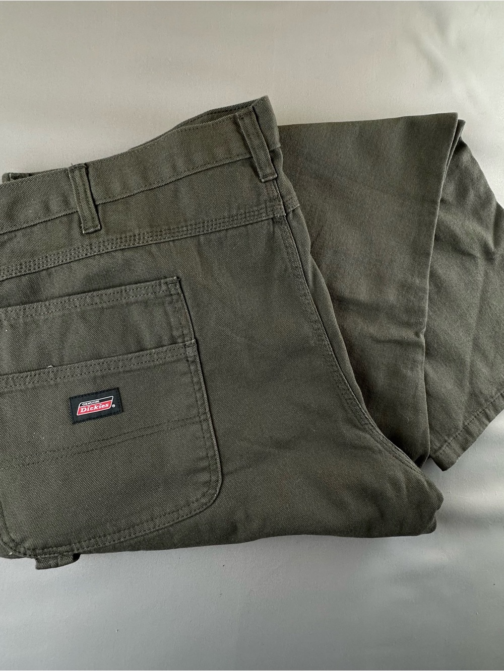 Dickies Men's Olive Green Work Cargo Pants